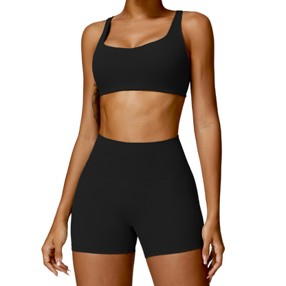 VITAL Pro Fitness Yoga Legging Short-Set für Damen